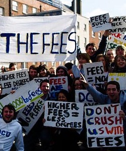 Fight Against University Fees in Dublin