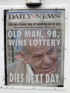Lottery Winner Dies